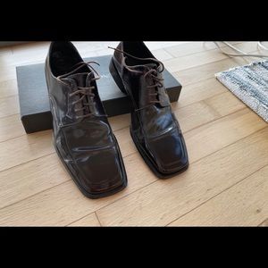 Via spiga made in Italy brown leather dress shoe